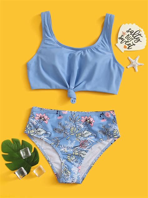 cute bathing suits shein|shein kids bikinis.